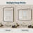 Stylish Aluminum Framed Mirror with Rounded Corner for Elegant Home Decor-176390717-176764453-176390718
