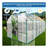 6X12 FT Polycarbonate Greenhouse Raised Base And Anchor Aluminum Heavy Duty Walk-In Greenhouses For Outdoor Backyard In All Season