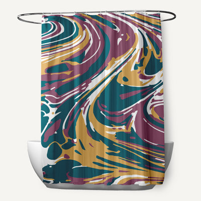 Hashir Floral Shower Curtain