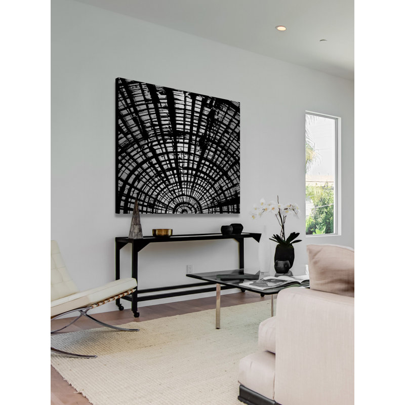 « grand expansion », reproduction d’art sur aluminium brossé, H 24 po x l 24 po x P 1,5 po
