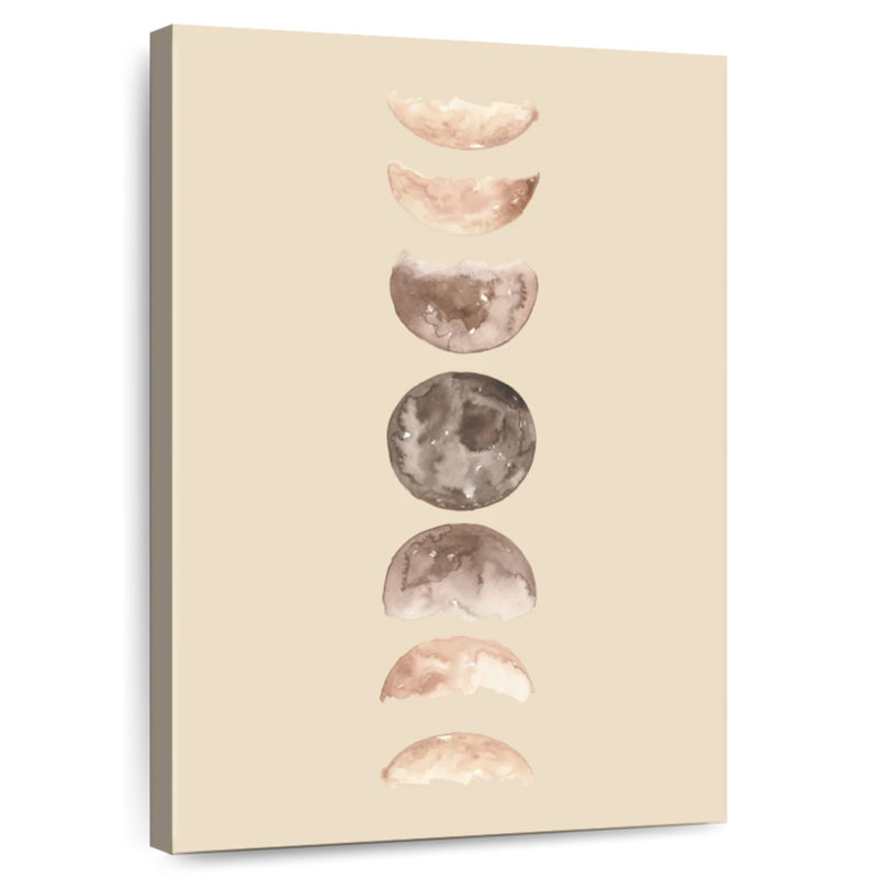 Phases d'Oberle de la lune II, H 36 po x l 24 po