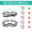 Newcastle Adhesive Stainless Steel Shower Shelf-140761996