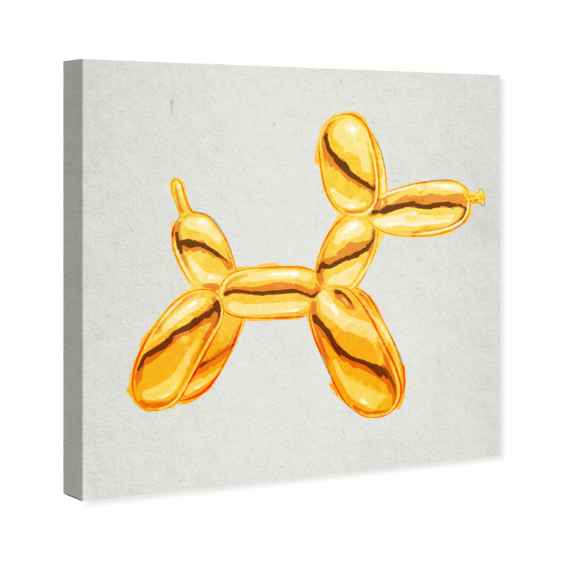 « balloon dog lux », impression encadrée, Toile tendue, H 12 po x l 12 po x P 0,75 po