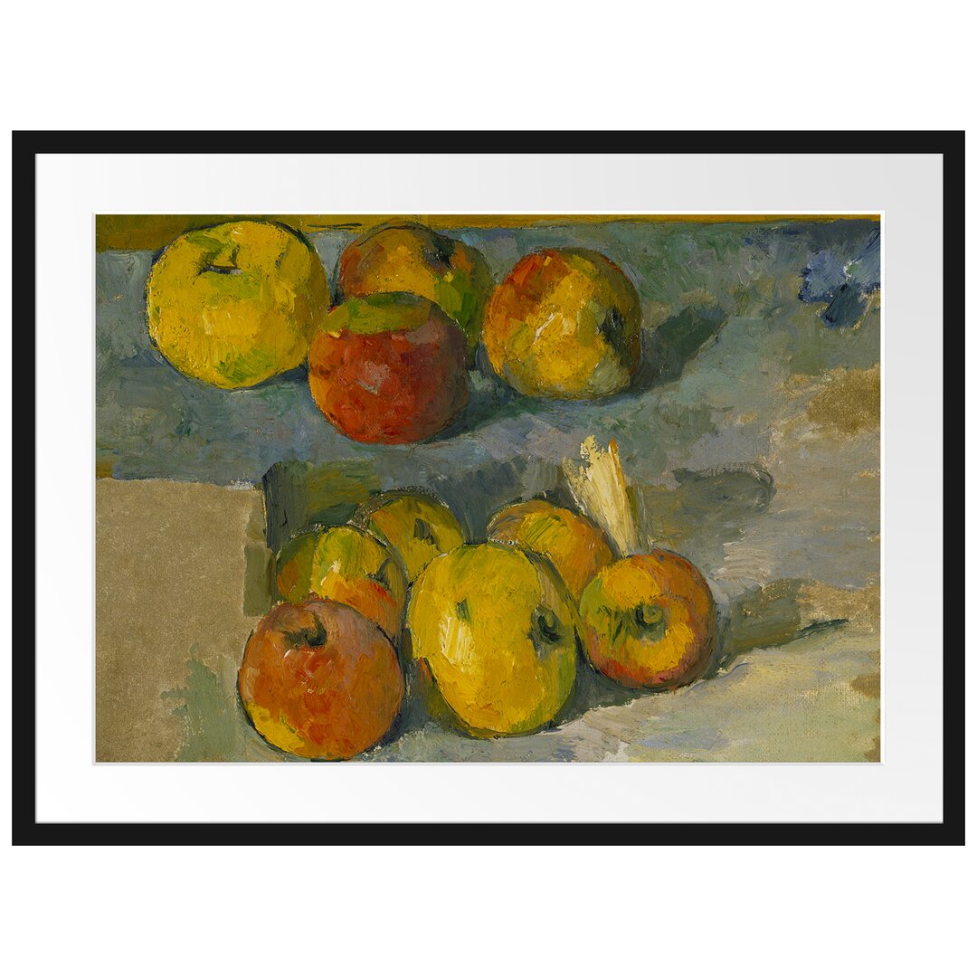 Gerahmter Kunstdruck Apples von Paul Cezanne