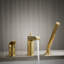 Hint Single-Handle Deck-Mount Bath Faucet With Handshower-1321653491