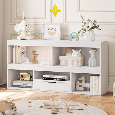 Bibliothèque pour enfants avec rangement pour jouets, 5 cubes