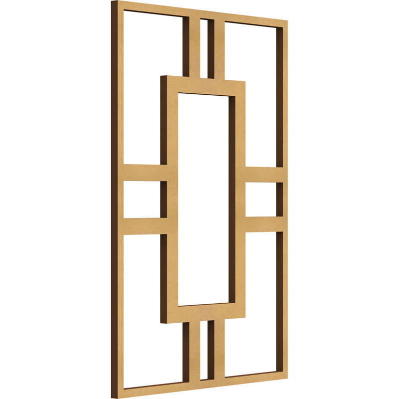 Hastings Decorative Fretwork Wood Wall Panels, 15 3/8"H x 10 1/4"W x 3/8"D, Wood