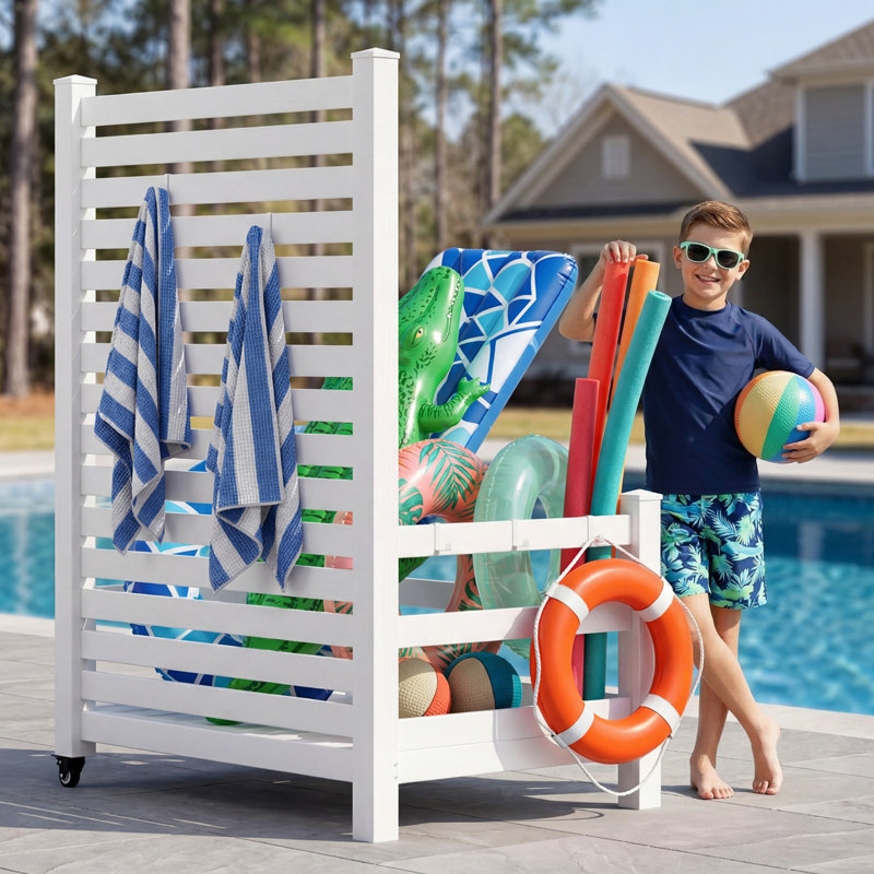 Organisateur de rangement de piscine pour piscine, 420