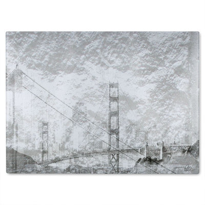 San Fran Glass Chopping Board