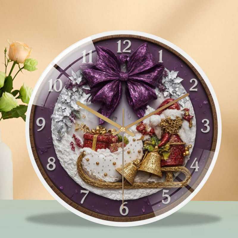 Horloge murale de Noël