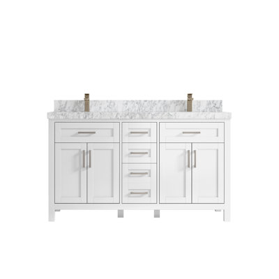 Ensemble de meuble-lavabo double 60 po