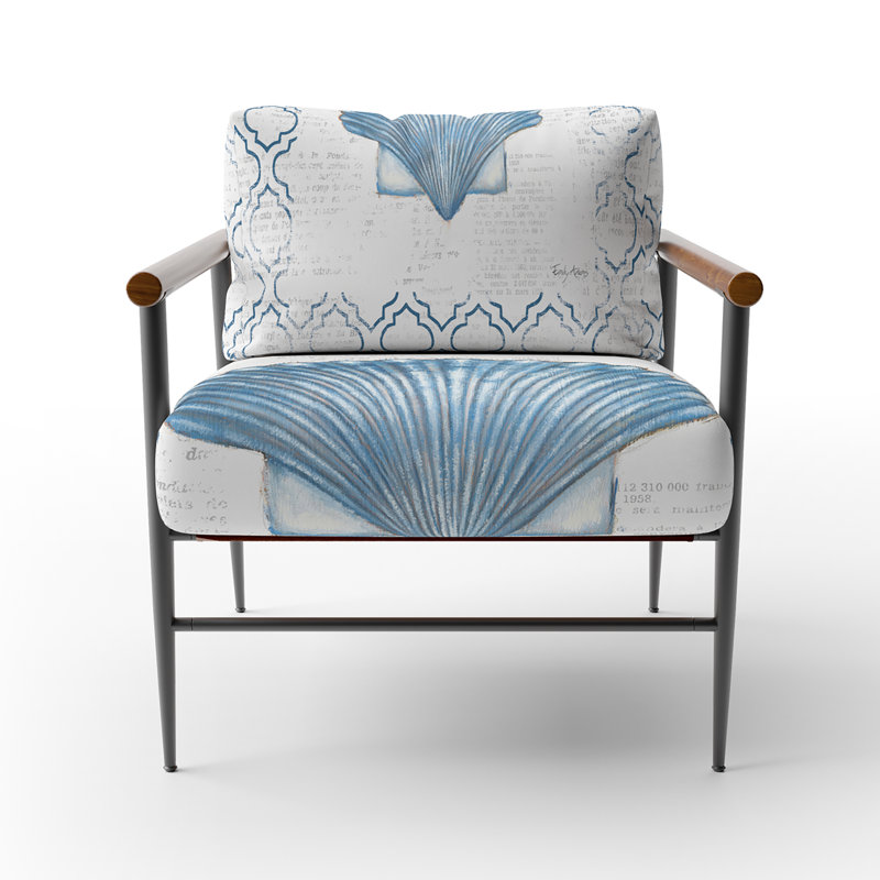 Fauteuil d'appoint rembourré nautique et côtier Genetta