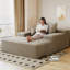 Chaise longue rembourrée en velours côtelé-1414514814