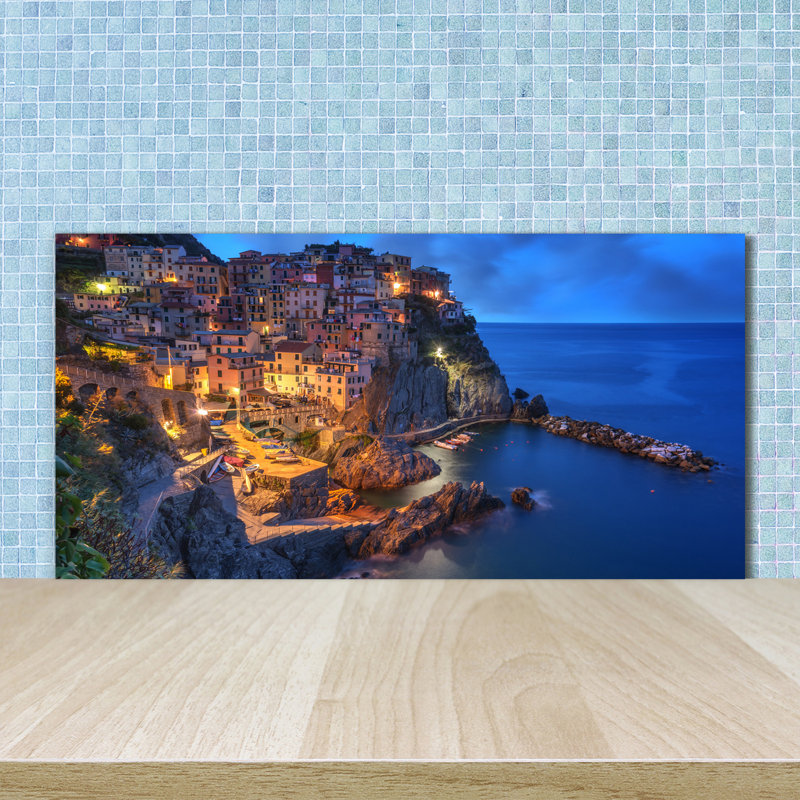 50cm W x 100cm L Glass Peel and Stick Panel