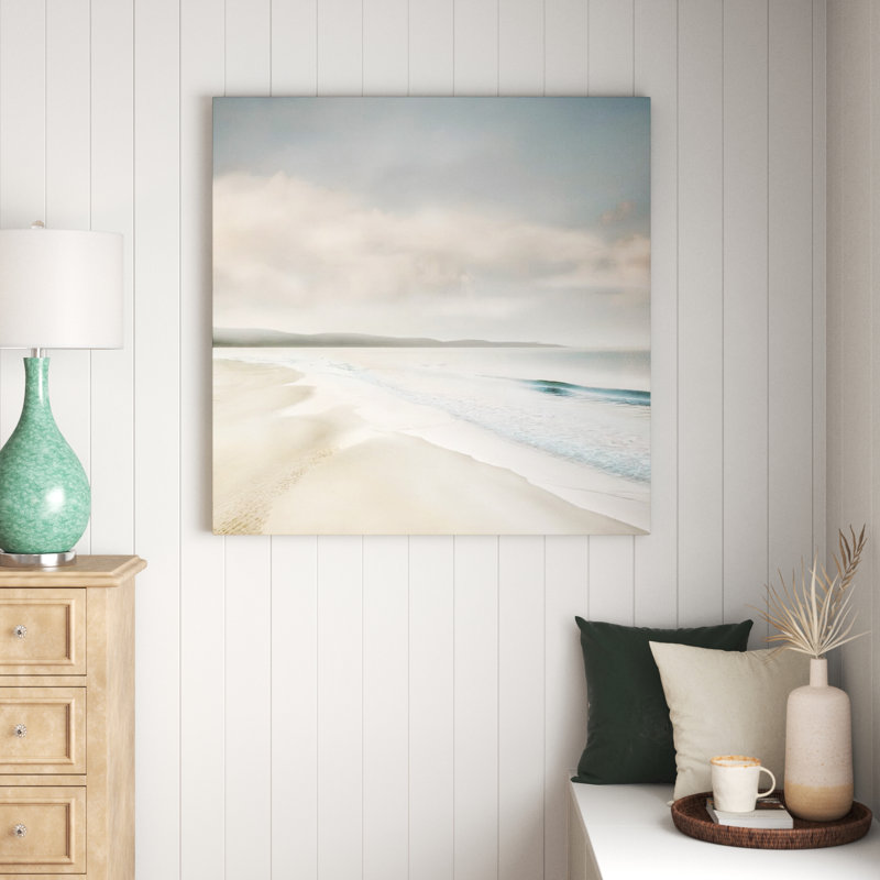 " Cloud Coast ", Wrapped Canvas, 24" H x 24" W, No Frame