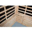 Sauna à infrarouges FAR pour 4 personnes avec panneau de contrôle et porte vitrée-98876750
