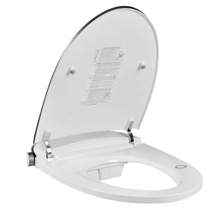 Siège de toilette rond à dégagement rapide