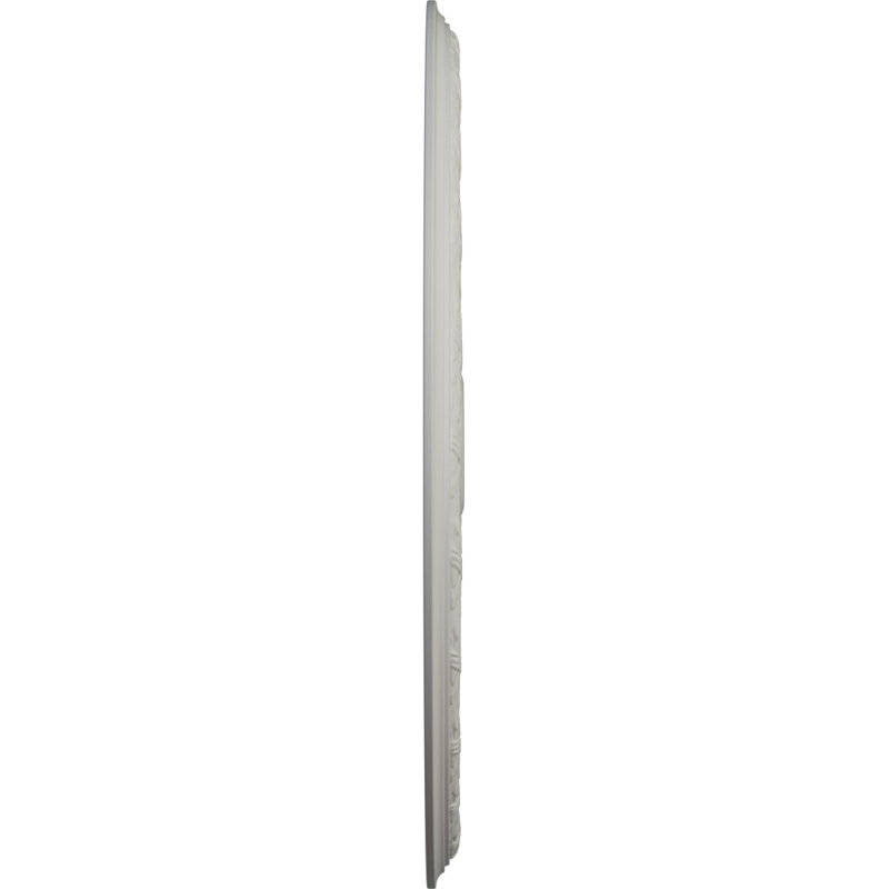 Endurathane Juniper Ceiling Medallion, 36"OD x 1 1/2"P (Fits Canopies up to 7"), Hand-Painted Pot of Cream Finish