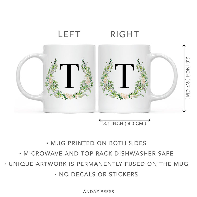 Ceramic Coffee Mug, T