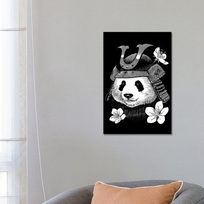 Panda Samurai by Alberto Perez - Wrapped Canvas Painting