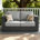 Grey Cushion/Black Frame