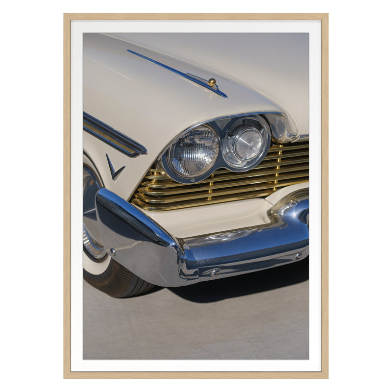 Classic Car 7 Print by Payne, Mimi, Nordic Oak Single Picture Framed, 30'' H x 22'' W