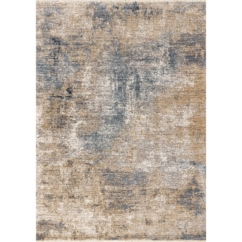Tapis d'intérieur gris à poils courts Bronny, Rectangle 7 pi 10 po x 10 pi 2 po