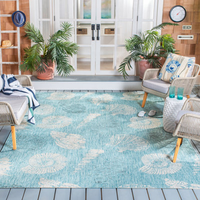 Plummer Performance Abstract Indoor/Outdoor Area Rug