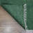 Hand Woven Solid Dark Green Cotton & Polyester Runner Indoor Area Rug-1751442379