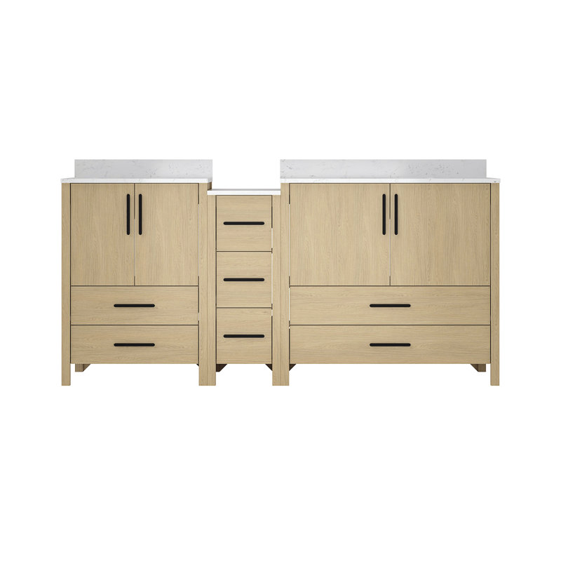 Armoire de meuble-lavabo double 72 po x P 22 po x H 34 po, 84"