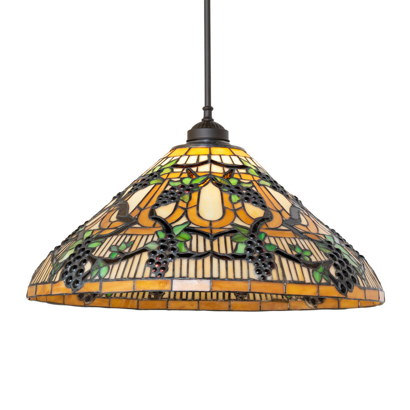 Luminaire suspendu conique 1 lumière Jewel