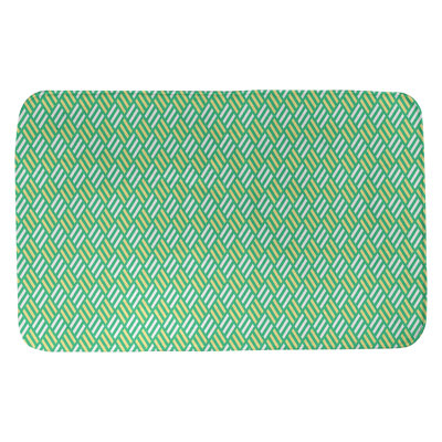Tapis pour salle de bain diamants Kitterman