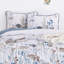 Ensemble de literie pour courtepointe pour grand lit à motif floral et botanique pour grand lit 3 pièces-128879788