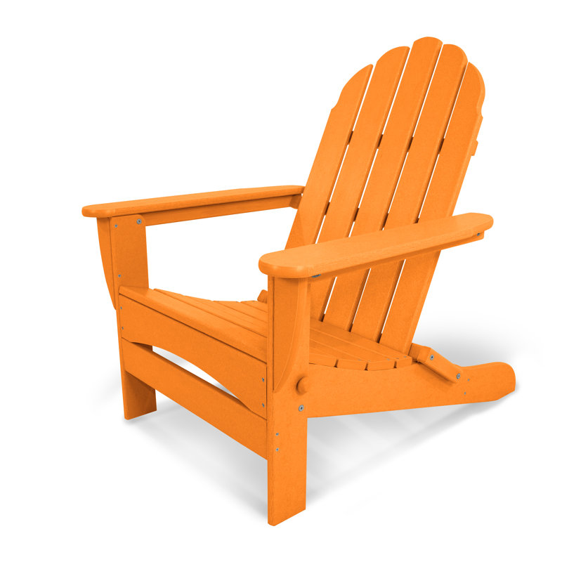 Fauteuil Adirondack POLYWOOD surdimensionné classique POLYWOOD, Tangerine