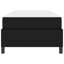 Structure de lit en similicuir noir 35,4 "x 74,8" Vidaxl-621659013-621661307