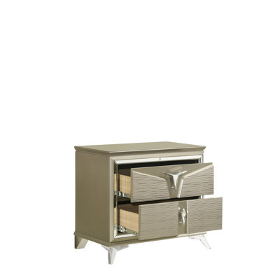 Table de chevet 2 tiroirs Modern