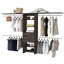 Système d'organisation modulaire pour placard avec tringles suspendues Wengue-371186792