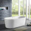 Lino 59" x 30" Freestanding Soaking Bathtub
