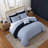 Tommy Hilfiger Trellis Flag Cotton Reversible Blue Duvet Cover Set-124987422
