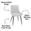Kalie Pair of Upholstered Diamond Stitched Dining Chairs-1748430280
