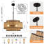20" W 3-Light Woven Rope Drum Chandelier