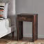 Table d'appoint en bois sculpté avec tiroirs