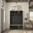 Farmhouse Wooden Style 78''H Modern Hall Tree with Wide Storage Seating Bench, Entryway Shoe Cabinet with 13 Compartments, Elegant Coat Rack with 6 Hooks for Mudroom, Living room,