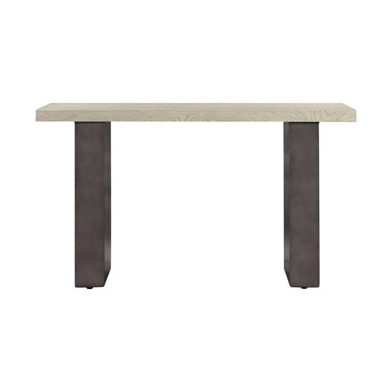 Zamare 52'' Solid Wood Top Console Table