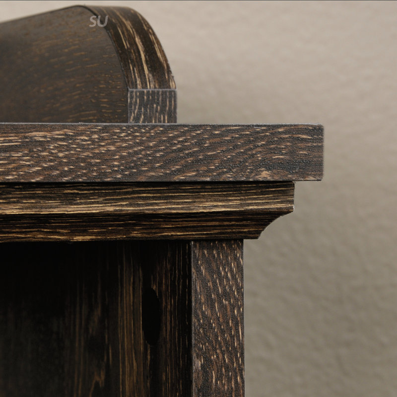 Bookcase, Brown Finish