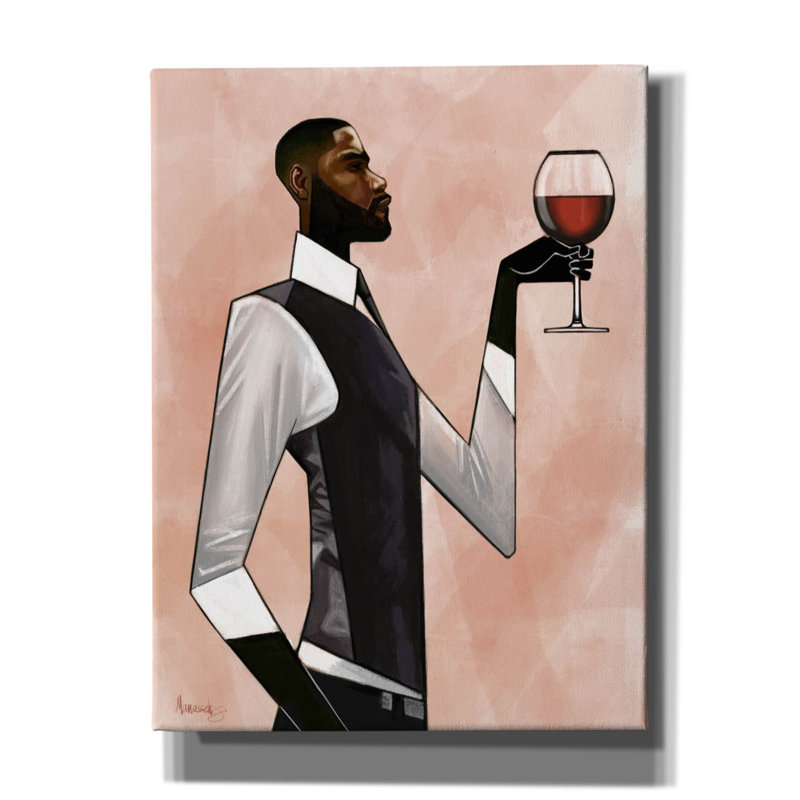  «Toast Man» par Manasseh Johnson, art mural sur toile, 12 po x 16 po, H 16 po x l 12 po