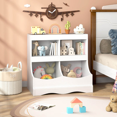 Bibliothèque pour jouets pour enfants 4 pièces