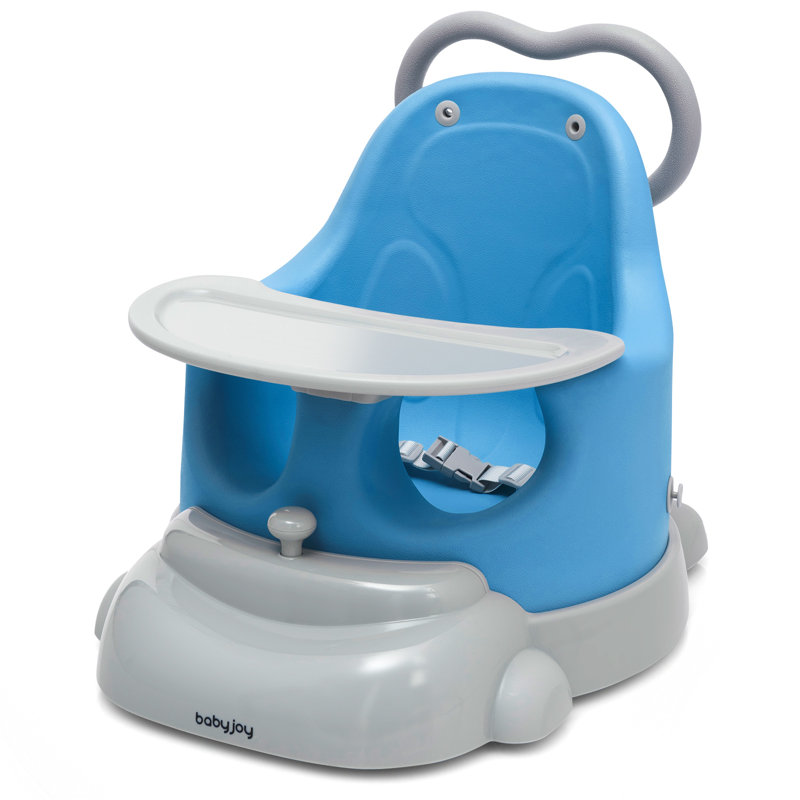 Booster Seat, Blue/Grey