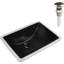 Petit lavabo sous-comptoir en porcelaine YZ2408BD