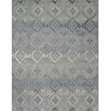 Bali Geometric Area Rug in Blue